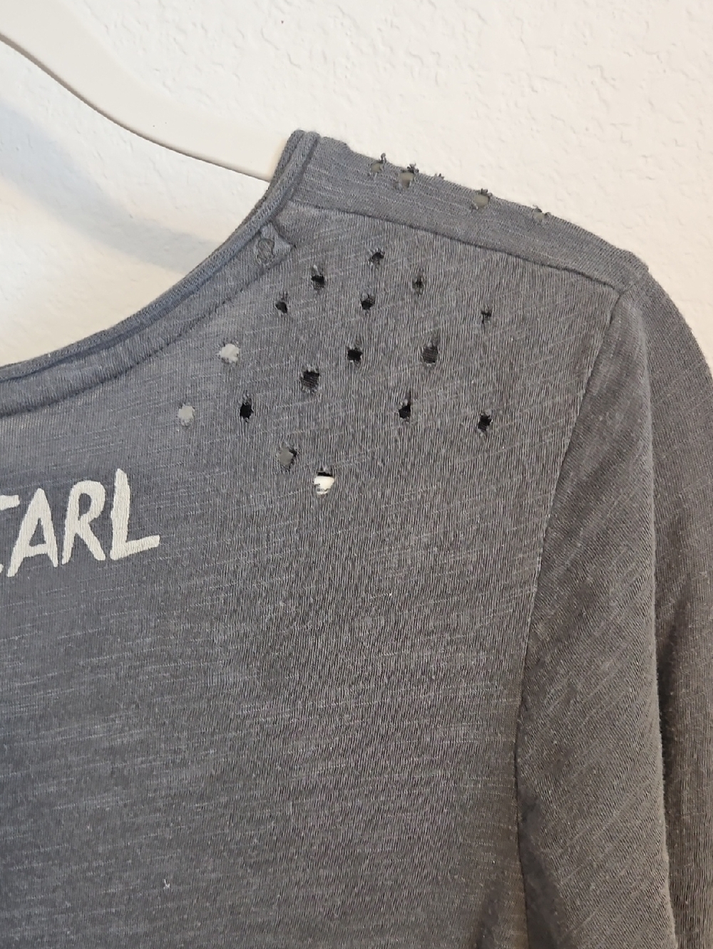 Magnolia Pearl Charcoal Gray Long-Sleeve Dress - Picture 4 of 7